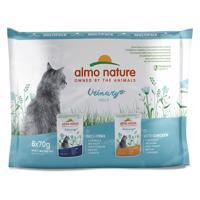 12x70g Almo Nature Holistic Urinary Help nedves macskatáp mix:6 x lazac + 6 x pulyka