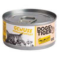 12x70g Dogs'n Tiger Cat Csirkefilé nedves macskatáp