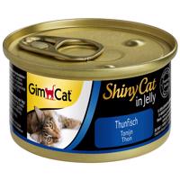 12x70g GimCat ShinyCat Jelly tonhal nedves macskatáp