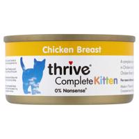 12x75g Thrive Complete Kitten csirke nedves macskatáp dupla zooPontért