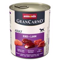 12x800g animonda GranCarno Original Adult marha & bárány nedves kutyatáp