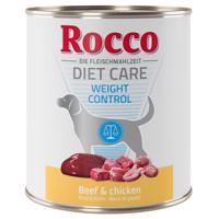 12x800g Rocco Diet Care Weight Control marha & csirke nedves kutyatáp