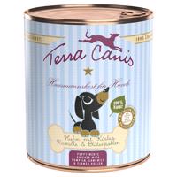 12x800g Terra Canis Puppy Menue nedves kutyatáp vegyes csomagban