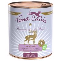 12x800g Terra Canis Senior Vad, paradicsom & gyógynövények nedves kutyatáp