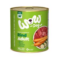 12x800g WOW Dog Adult marhahús nedves kutyatáp