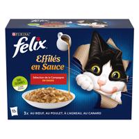 12x85g Felix Fantastic Gravy Lover vidéki válogatás nedves macskatáp