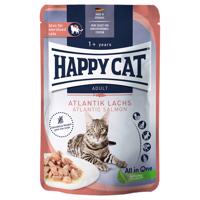 12x85g Happy Cat Adult lazac szószban nedves macskatáp