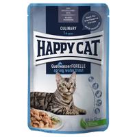 12x85g Happy Cat Adult pisztráng szószban nedves macskatáp