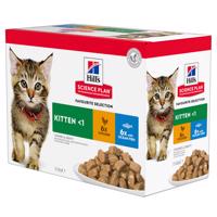 12x85g Hill's Science Plan Kitten nedves macskatáp- Halválogatás