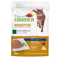 12x85g Natural Trainer Adult Sensitive nedves macskatáp