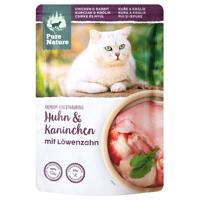 12x85g Pure Nature Feline Csirke & nyúl nedves macskatáp