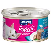 12x85g Vitakraft Poésie Mousse Lazac nedves macskatáp