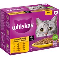 12x85g Whiskas 1+ szárnyasválogatás szószban nedves macskatáp