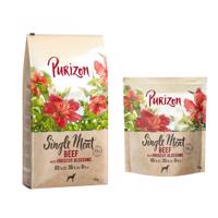 14kg Purizon száraz kutyatáp 12 + 1 kg ingyen! - Single Meat marha & hibiszkuszvirág