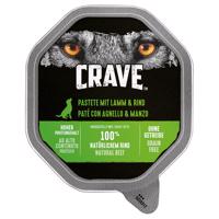 150g Crave Adult Bárány & marha pástétom nedves kutyatáp 15% kedvezménnyel