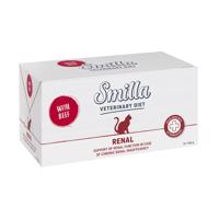 16x100g Smilla Veterinary Diet Renal marha nedves macskatáp 14+2 ingyen