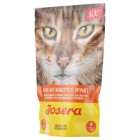 16x70g Josera Soup csirke, sárgarépa & spenót nedves macskatáp