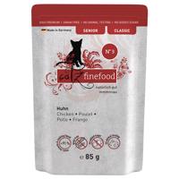 16x85g catz finefood Senior No. 3 csirke nedves macskatáp