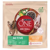 18kg (12x1,5kg)Purina One Mini Active csirke & rizs száraz kutyatáp