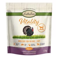 1kg Lukullus Vitality Light száraz kutyatáp rendkívüli árengedménnyel