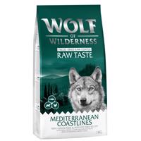 1kg Wolf of Wilderness "Mediterranean Coastlines" Bárány, csirke & pisztráng száraz kutyatáp