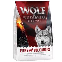 1kg Wolf of Wilderness Sensitiv "Fiery Volcanoes" bárány - gabonamentes száraz kutyatáp