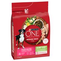 2,5kg PURINA ONE Medium/Maxi Weight Control Sterilised pulyka száraz kutyatáp