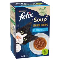 20 + 4 ingyen! 24 x 48 g Felix Soup / Soup Filet - Ocean Selection (vízi ízek)