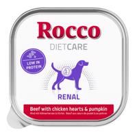 20x150g Rocco Diet Care Renal marha, csirkeszív & tök tálcás nedves kutyatáp