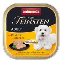 22x150g animonda vom Feinsten Adult Ínyenc töltelék marha, tojás & sonka nedves kutyatáp