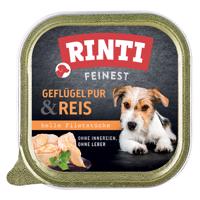 22x150g RINTI Feinest Szárnyas pur & rizs nedves kutyatáp