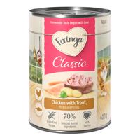 24 x 400 g Feringa Classic Meat Menü óriási kedvezménnyel! - Csirke & pisztráng