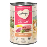 24 x 400 g Feringa Classic Meat Menü óriási kedvezménnyel! - Kacsa & borjú