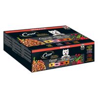 24x100g Cesar Natural Goodness gabonamentes nedves kutyatáp szuperélelmiszerekkel: Casserole szószban (lazac, csirke, marha, pulyka)