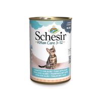 24x140g Schesir Kitten tonhal & aloe vera aszpikban nedves macskatáp