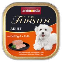 24x150g Animonda vom Feinsten Adult szárnyas & borjú nedves kutyatáp