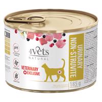 24x185g 4Vets Natural Cat Urinary nedves macskaeledel