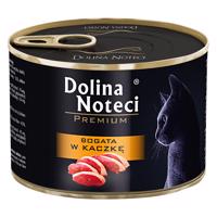 24x185g, Dolina Noteci Premium, kacsában gazdag nedves macskatáp