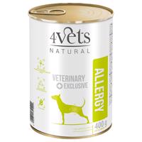 24x400g 4Vets Natural Allergy  nedves kutyatáp