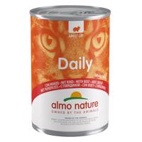 24x400g Almo Nature Daily Menu marha nedves macskatáp