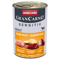 24x400g animonda GranCarno Adult Sensitive Pulyka & burgonya nedves kutyatáp