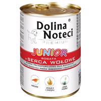 24x400g Dolina Noteci Premium Junior nedves kutyatáp- Marhaszív