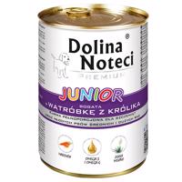 24x400g Dolina Noteci Premium Junior nedves kutyatáp- Nyúlszív