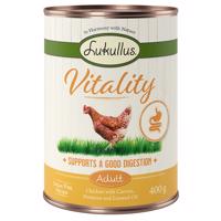 24x400g Lukullus Vitality Emésztés: csirke (gabonamentes) nedves kutyatáp