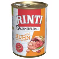 24x400g RINTI ínyenceknek nedves kutyatáp mix: csirke, borjú