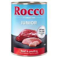 24x400g Rocco Junior marha + szárnyas nedves kutyatáp