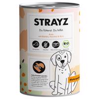 24x400g STRAYZ BIO Bio pulyka, bio sütőtök & bio rizs nedves kutyatáp