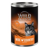 24x400g Wild Freedom Adult nedves macskatáp-White Infinity - ló & csirke