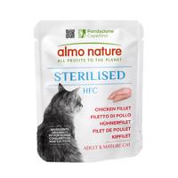 24x50g Almo Nature HFC Sterilised Csirkefilé nedves macskatáp