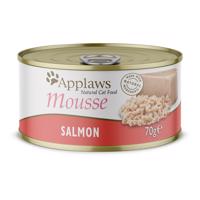 24x70g Applaws Mousse nedves macskatáp- Lazac